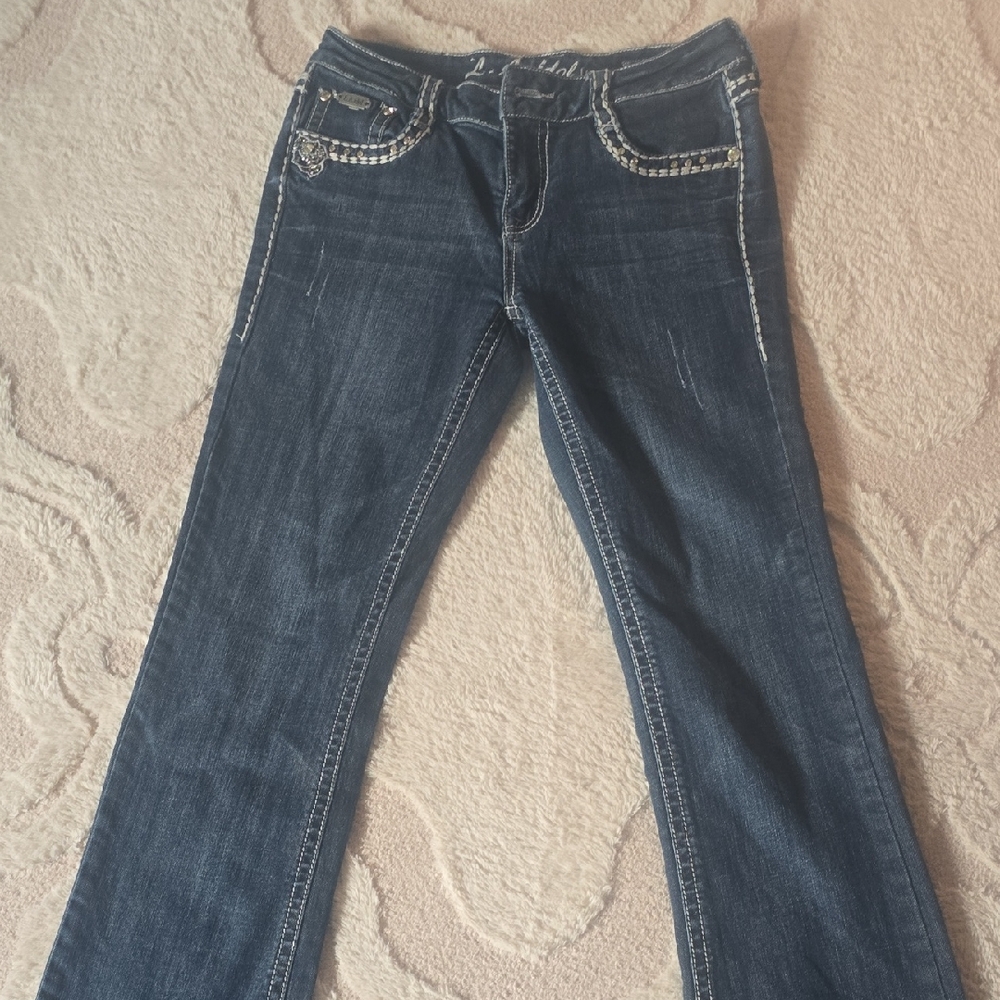 L.A. Idol Dark Blue Boot Cut Jeans